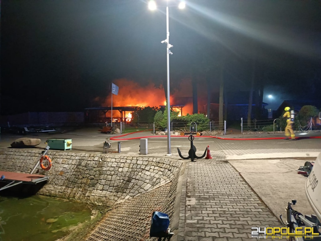 Nocna Akcja Stra Ak W W Turawie Du Y Po Ar Zabudowa Na Turawa