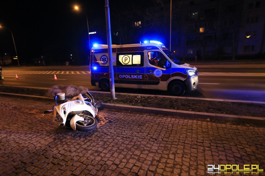 Wypadek Motocyklisty Na Ul Ozimskiej W Opolu 24opole Pl