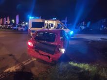 Zderzenie samochodu ciężarowego z osobówką na Braci Kowalczyków w Opolu