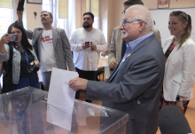Lech Wałęsa oddał swój głos w wyborach w Opolu
