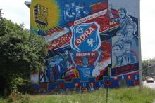 Mural Odry już ozdabia ulicę Oleską