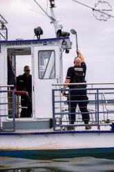 Ewakuacja pasażerów statku GRACJA i poszukiwania przestępcy