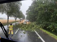 Burze w województwie opolskim: 27 interwencji straży pożarnej