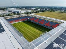 Budowa Stadionu Opolskiego jeszcze się nie skończyła, a obiekt już zachwyca