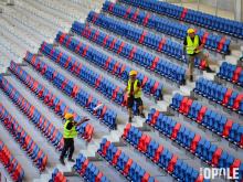 Krzesełka już zdobią trybuny Stadionu Opolskiego