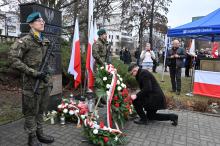 Narodowy Dzień Pamięci Żołnierzy Wyklętych w Opolu - uroczystości na Placu Wolności