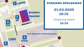 Dziś mecz otwarcia Stadionu Opolskiego. Będzie zmiana organizacji ruchu