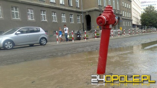 Kierowca śmieciarki uszkodził hydrant