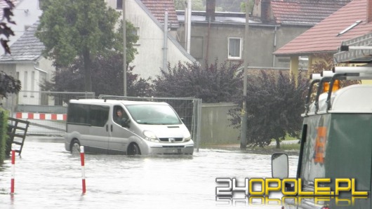 Ulewny deszcz na Opolszczyźnie