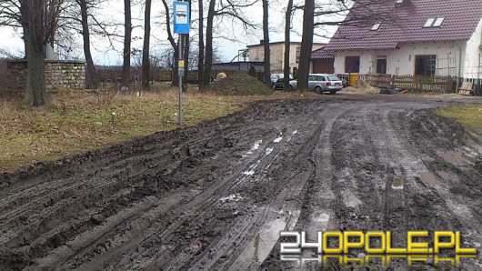 Pętla autobusowa przy ul. Żytniej tonie w błocie