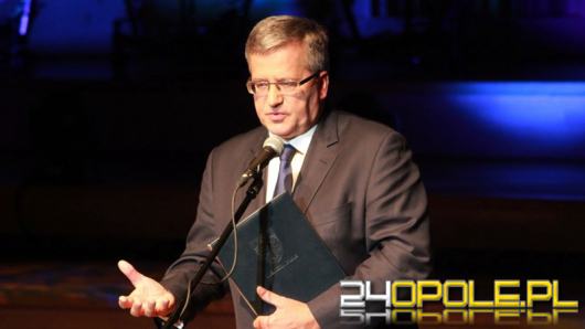 Prezydent Komorowski chwali Opolszczyznę za walkę z depopulacją