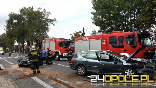 Trzy osoby ranne po wypadku na ul. Strzeleckiej