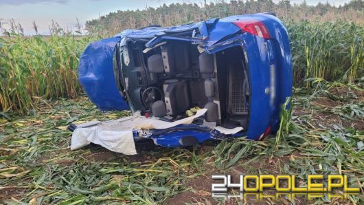 Wypadek na DK 94 na trasie Opole - Strzelce Opolskie. Lądował śmigłowiec LPR