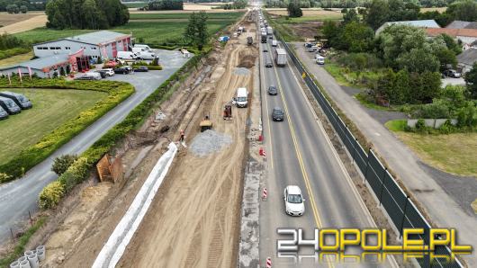 Otwarcie skrzyżowania DK46 z drogami powiatowymi w Pakosławicach