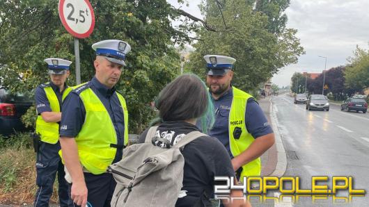 Policja przeprowadziła akcję "Bezpieczny rowerzysta" w Opolu