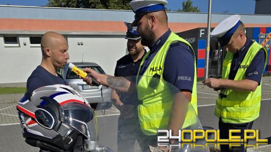 Weekend bezpiecznego motocyklisty. Akcja policyjna we współpracy z WORD Opole