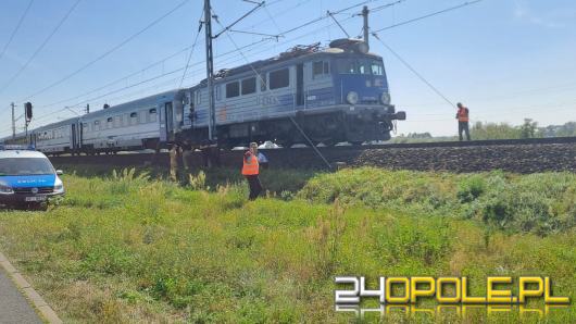 Pożar lokomotywy na Opolu Zachodnim. 208 pasażerów ewakuowano