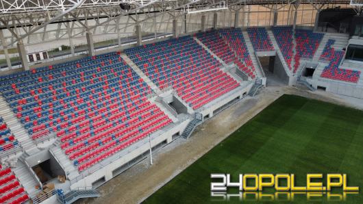 Stadion Opolski ukończony w 86% procentach