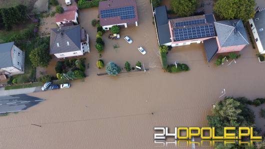 Opolskie w walce z żywiołem - powodzie i ewakuacje, raport na godz. 21:00