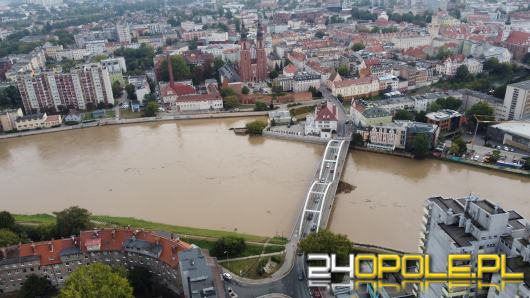 Poziom wody na Odrze spadł poniżej 6 metrów.  Ponownie przejezdna ulica Jagiełły 