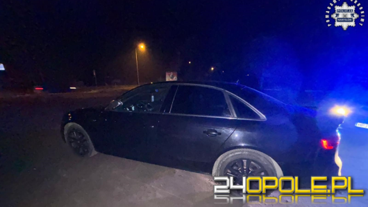 Kierując sportowym audi, stracił kontrolę nad sytuacją. Drift sporo go będzie kosztował