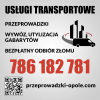 Transport, przeprowadzki, utylizacja gabarytów,  mobilny skup złomu