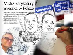 Najszybszy karykaturzysta świata na twojej imprezie. Cała Polska