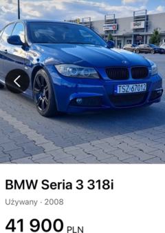 bmw 3 lift pakiet m 2009/2010