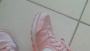 Satynowe różowe buty sportowe marki Nike w rozmiarze 36.