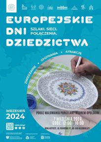 POKAZ MALOWANIA PORCELANY WZOREM OPOLSKIM W GŁUCHOŁAZACH